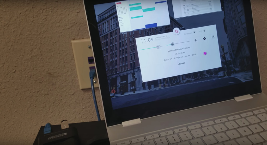 Hình ảnh đầu tiên về hệ điều hành Fuchsia mới của Google
